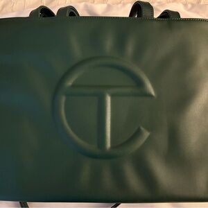 Telfar Dark Olive Medium shopping bag